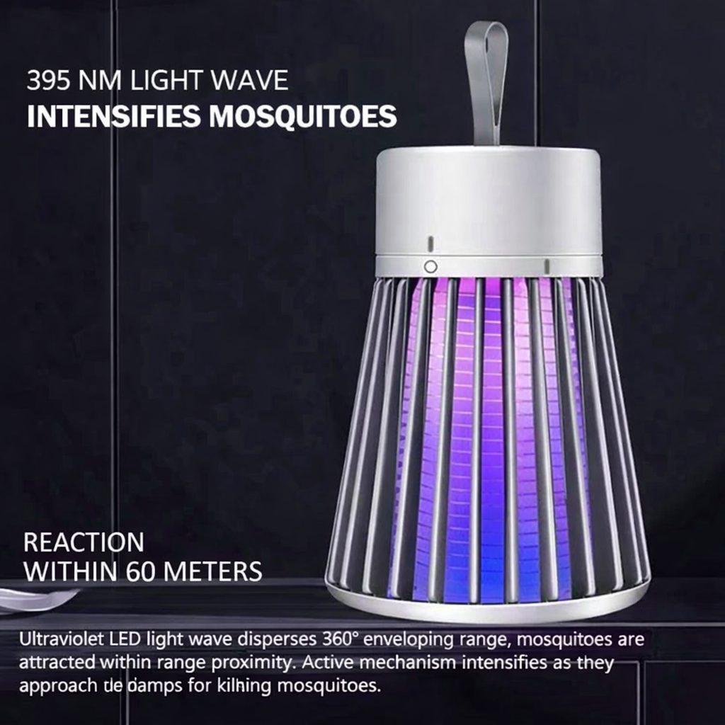 Insect Control Lamp | Quiet Bug Protection | USB Rechargeable