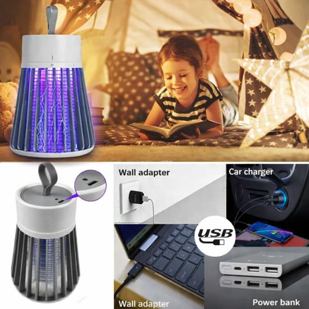 Insect Control Lamp | Quiet Bug Protection | USB Rechargeable