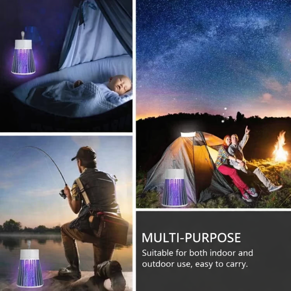 Insect Control Lamp | Quiet Bug Protection | USB Rechargeable