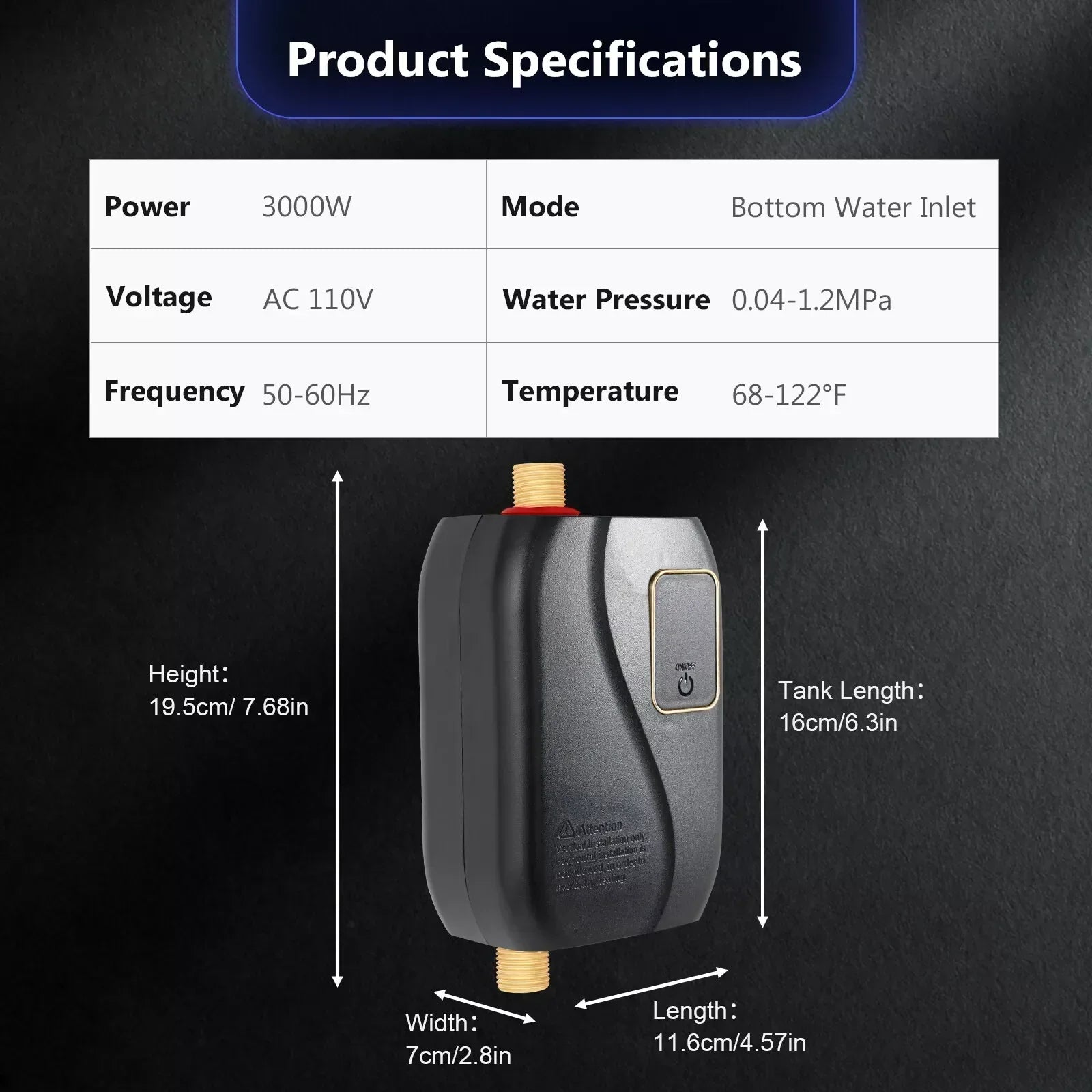 Compact On-Demand Hot Water System for Instant Comfort