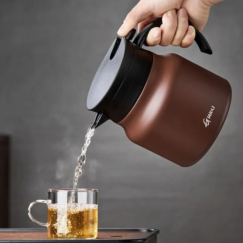 Elegant 800 ml Insulated Teapot with Removable Infuser