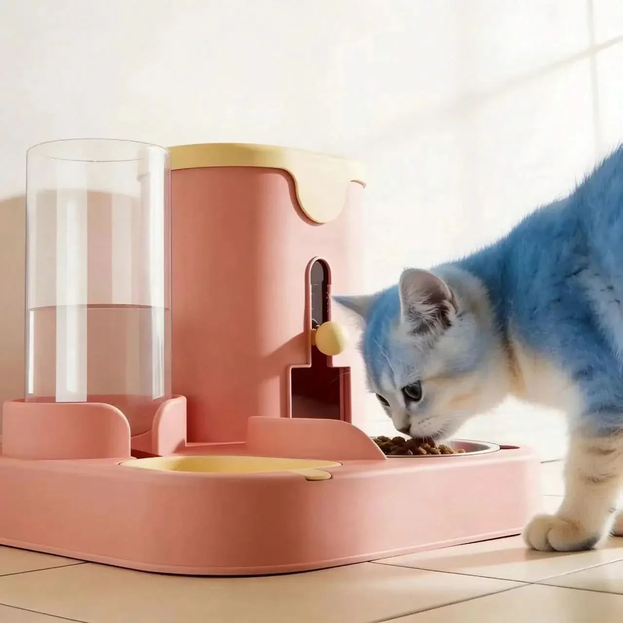 2-in-1 Food and Water Bowl for Pets – Integrated Design