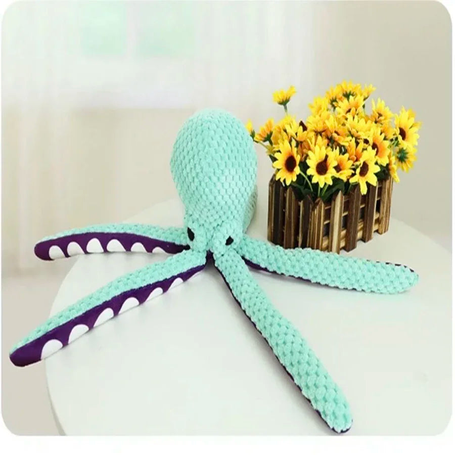 Plush Paws Octopus – Interactive Sound Dog Toy for Endless Fun