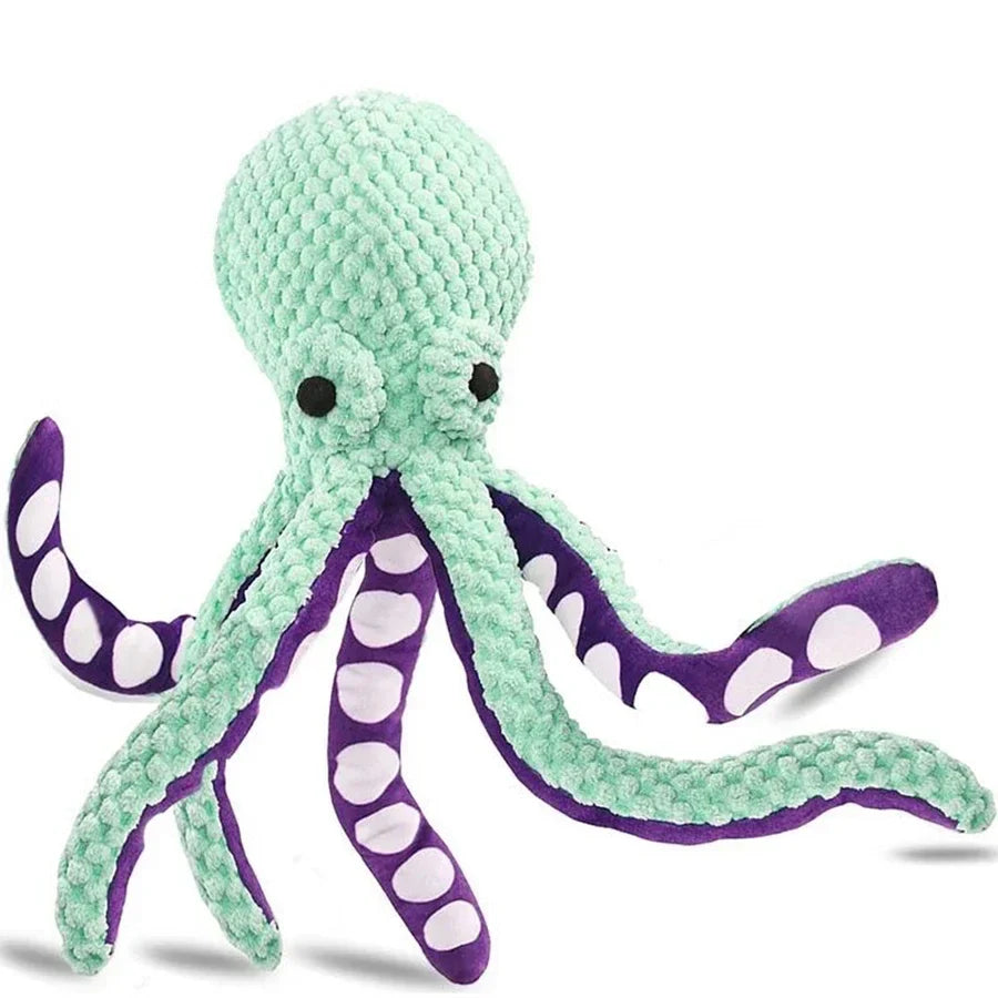 Plush Paws Octopus – Interactive Sound Dog Toy for Endless Fun