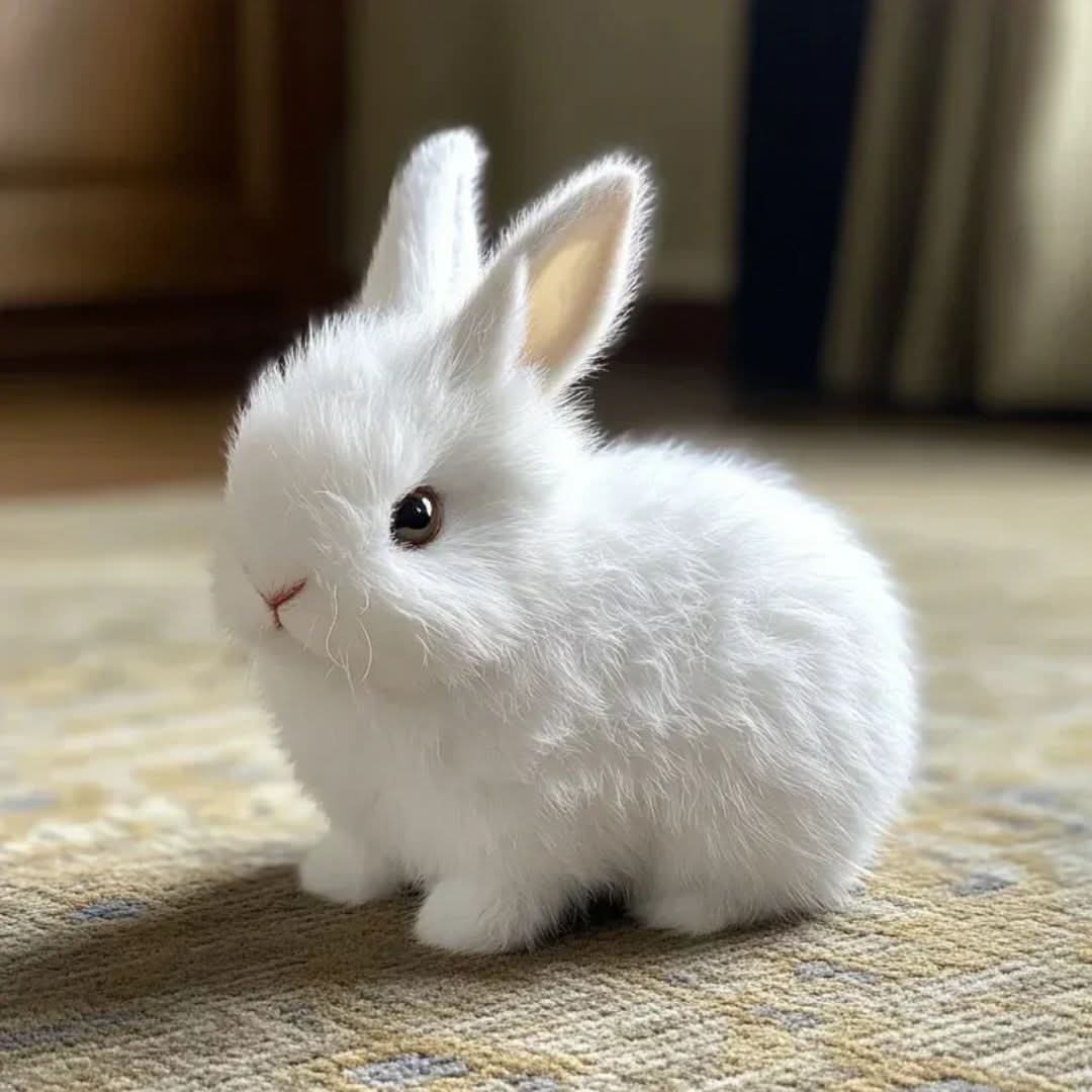 Hopping Plush Bunny | Lifelike Interactive Rabbit for Kids