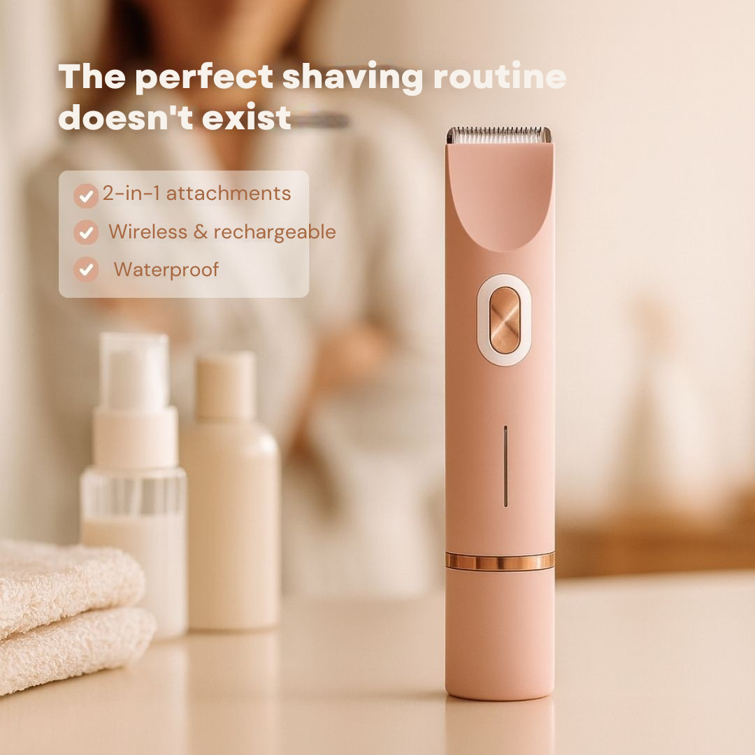 Cordless Electric Razor for Gentle Wet and Dry Shaving