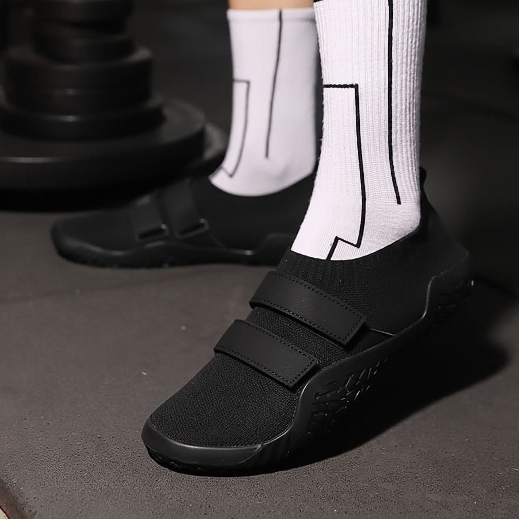 Training Shoes for Improved Stability and Performance - Flat Design