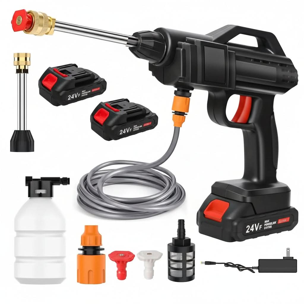 Wireless High-Pressure Cleaner for Outdoor Applications
