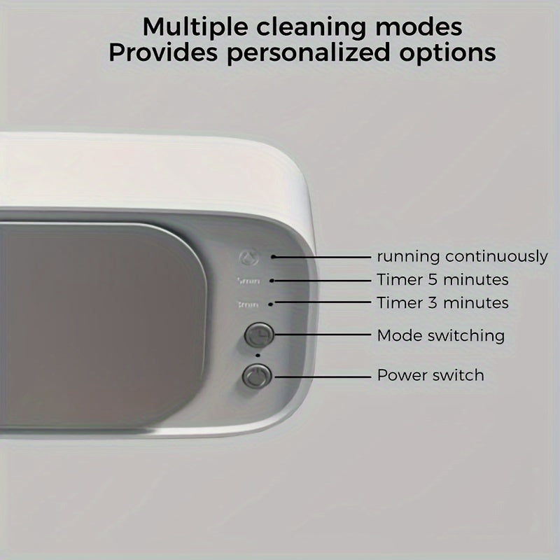 CrystalClear Ultrasonic Cleaner 12oz for Jewelry & Accessories