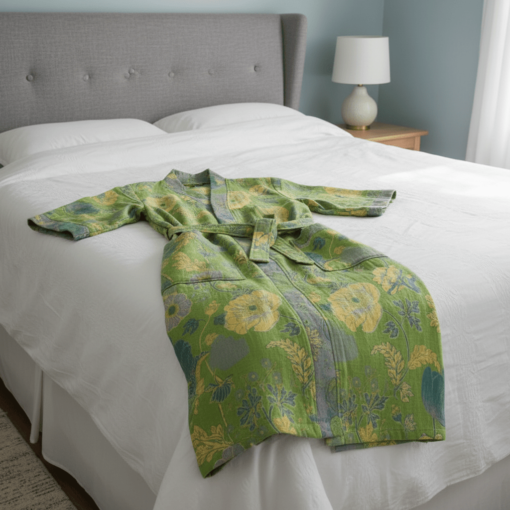 Serenity Wrap - Luxurious Organic Cotton Kimono Robe for Ultimate Comfort