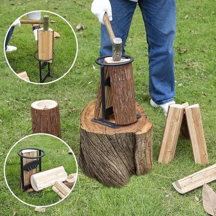 Firewood Pro - Efficient Steel Log Splitter for Easy Kindling Prep