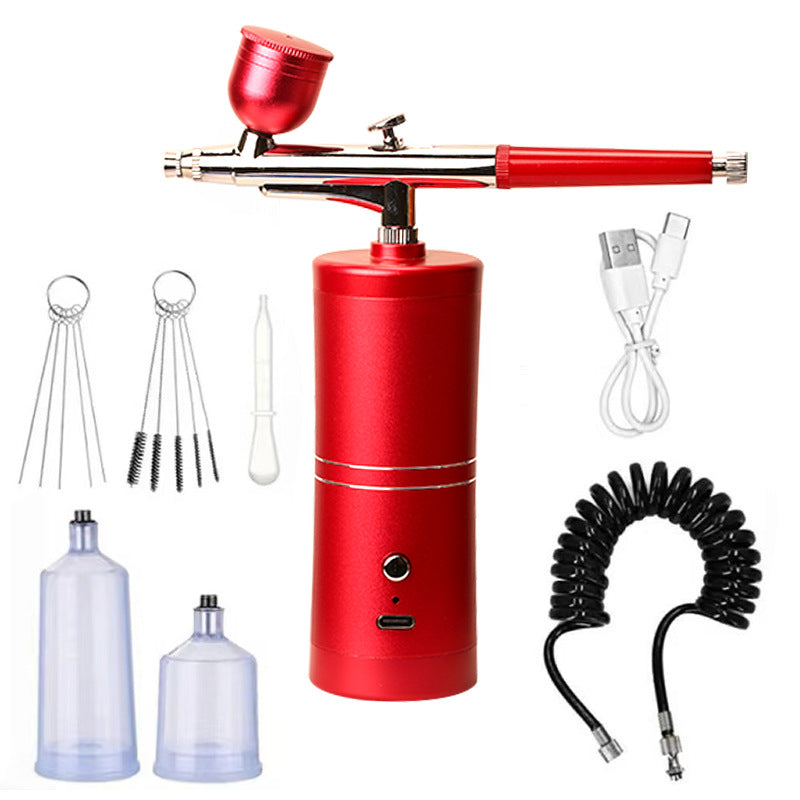 Cordless Airbrush Gun | Adjustable Spray Pressure | Precision Color Application