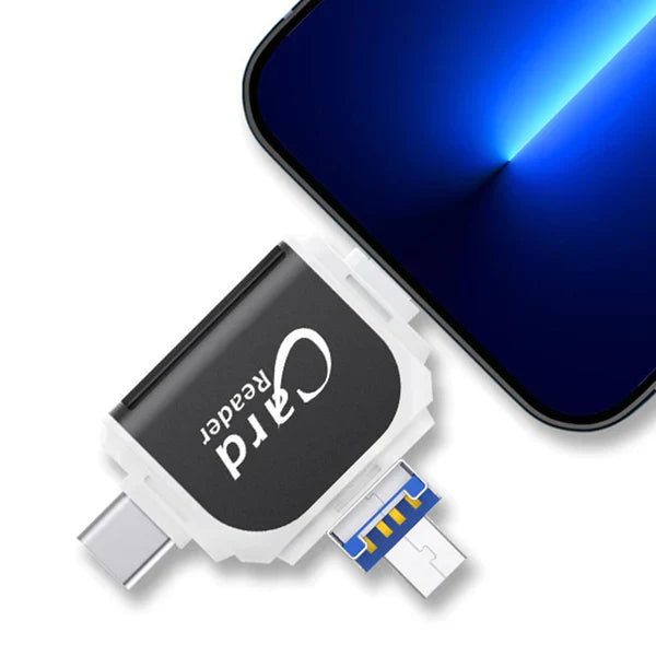 Card Reader with Fast Data Transfer | Multi-Port Connection System