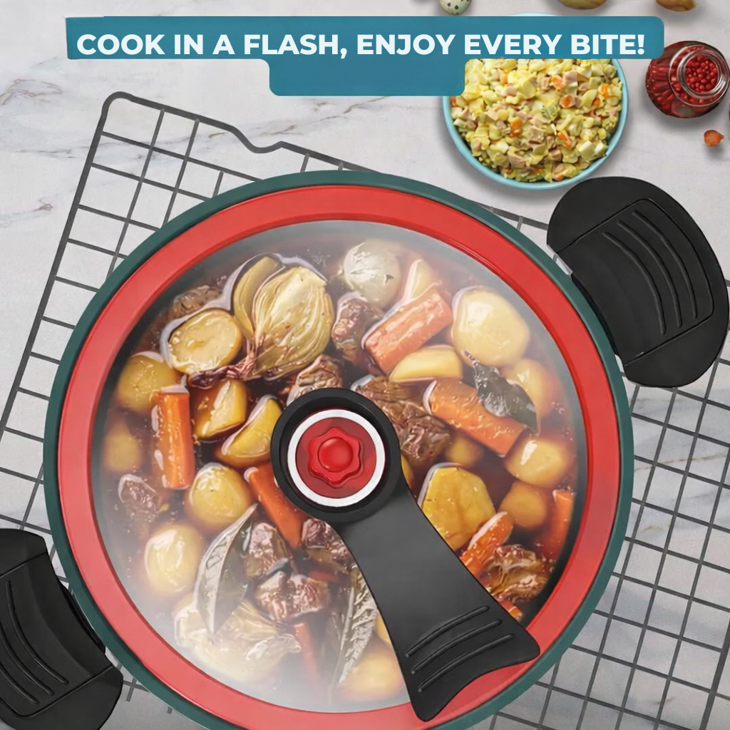 Saucepan | Pressure Cooker | Even Heat Distribution | Quick Cook Pot