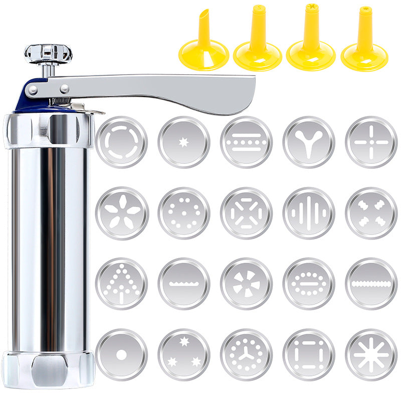 Aluminum Cookie Press for Spritz Cookies and Decorating