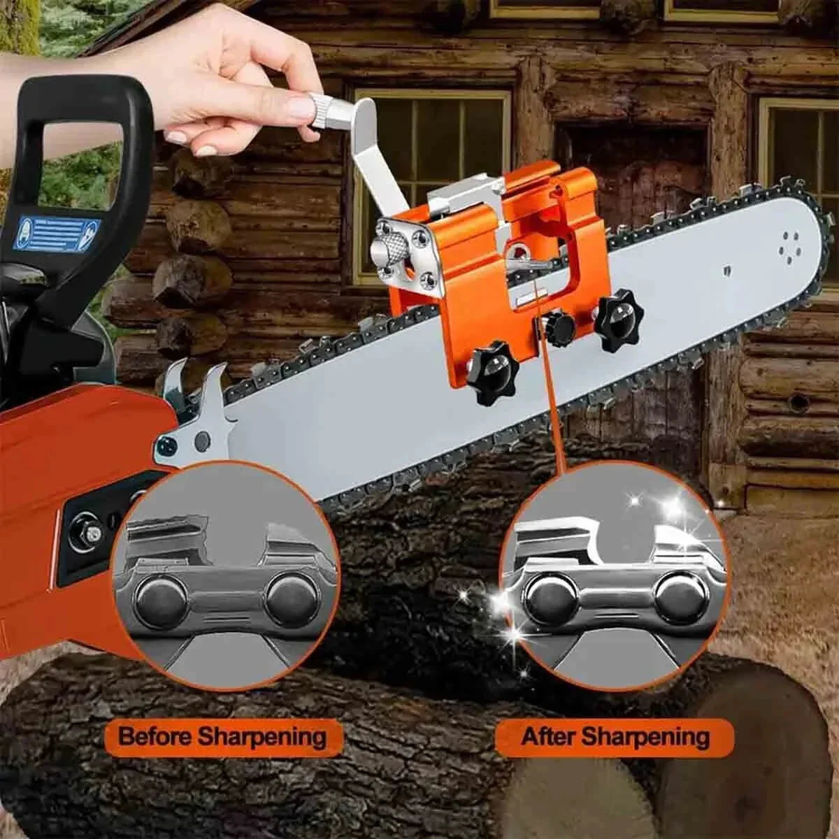 Portable Chainsaw Sharpener | Accurate | No Power Needed