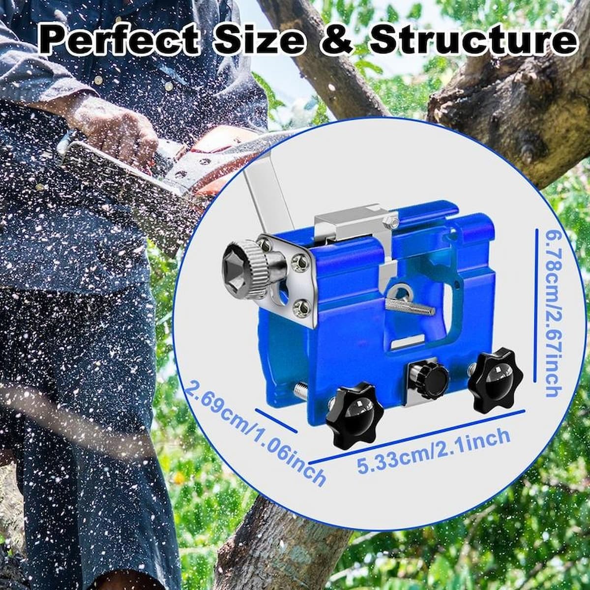 Portable Chainsaw Sharpener | Accurate | No Power Needed