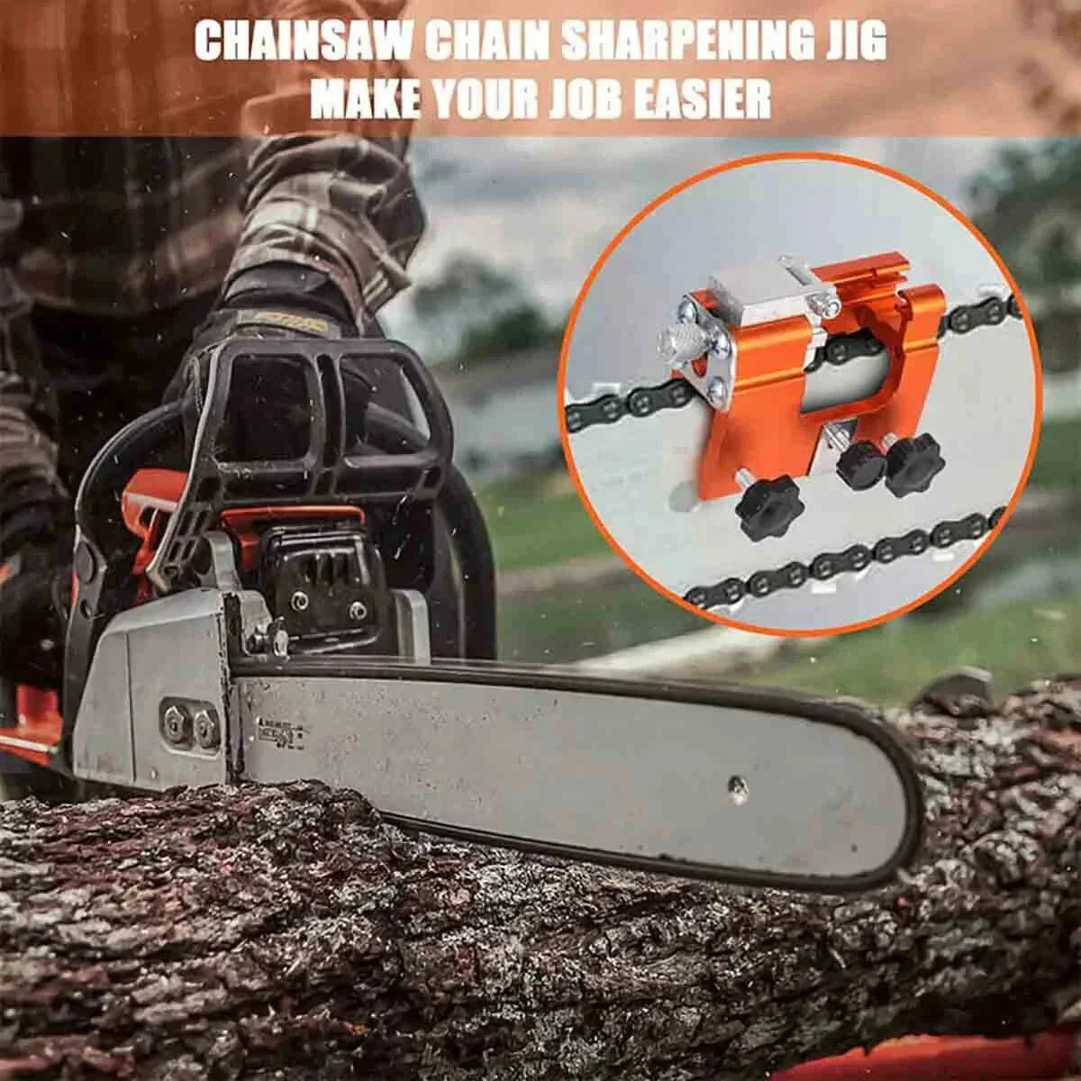 Portable Chainsaw Sharpener | Accurate | No Power Needed