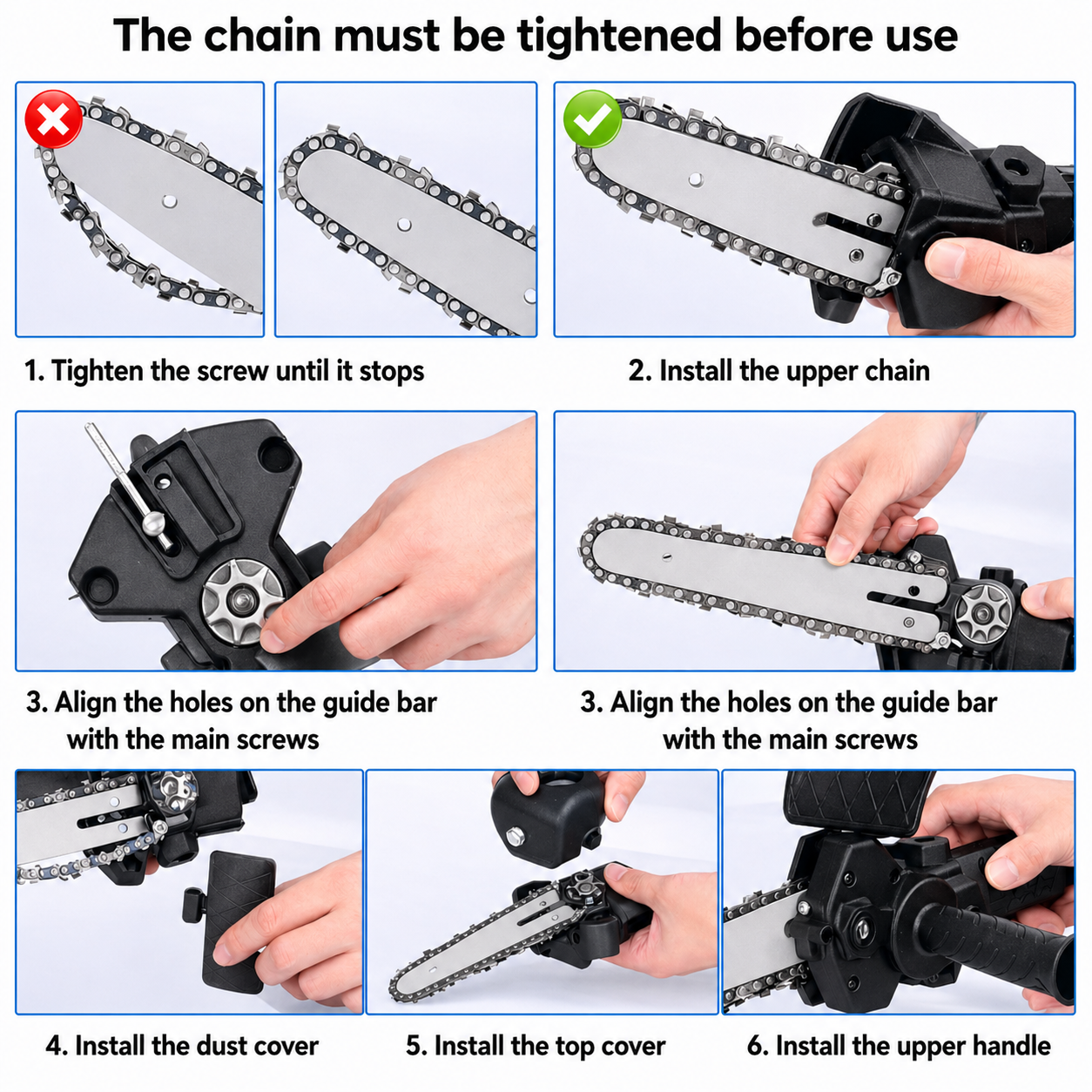 Chainsaw Drill Attachment | Quick-Assembly Saw | Compact DIY Cutter