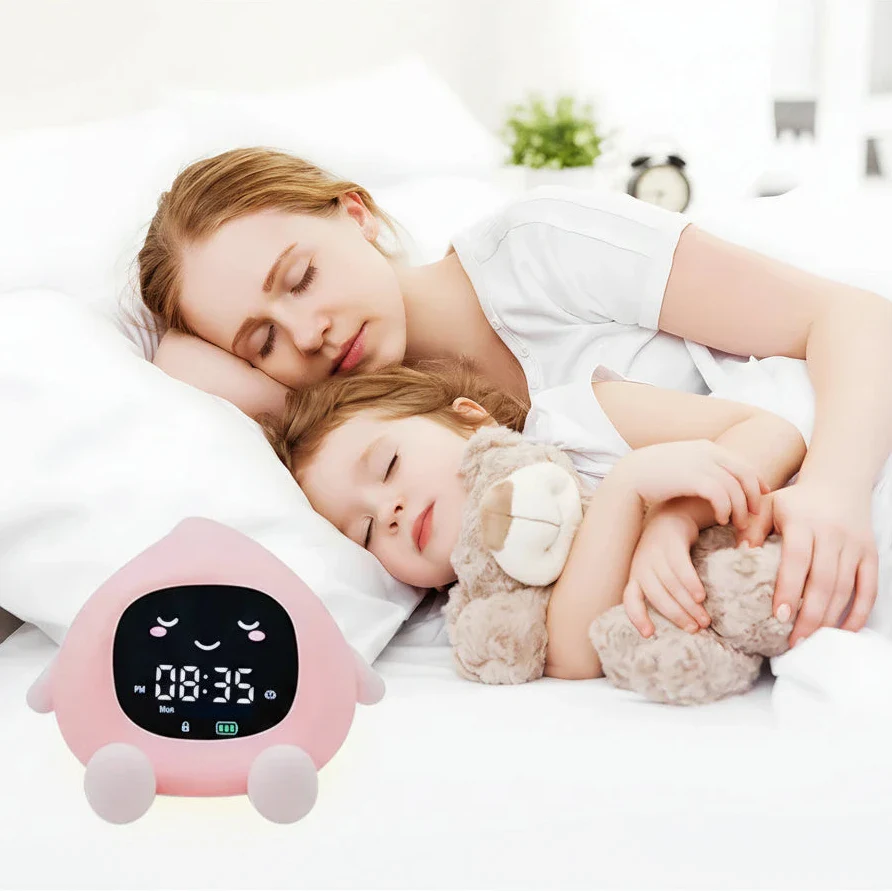 Kids Sleep Training Alarm Clock with Night Light – Dreamy Timekeeper