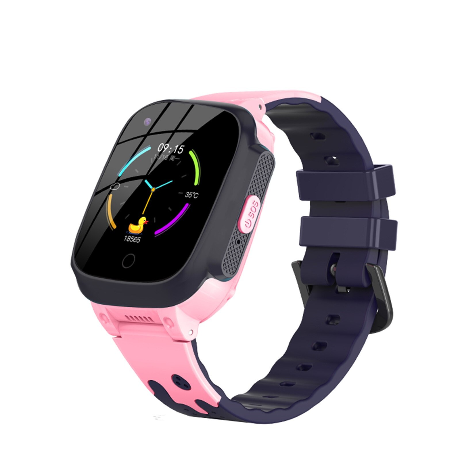 Kids' 4G GPS Smartwatch with Video Calls, SOS Function, and Contacts