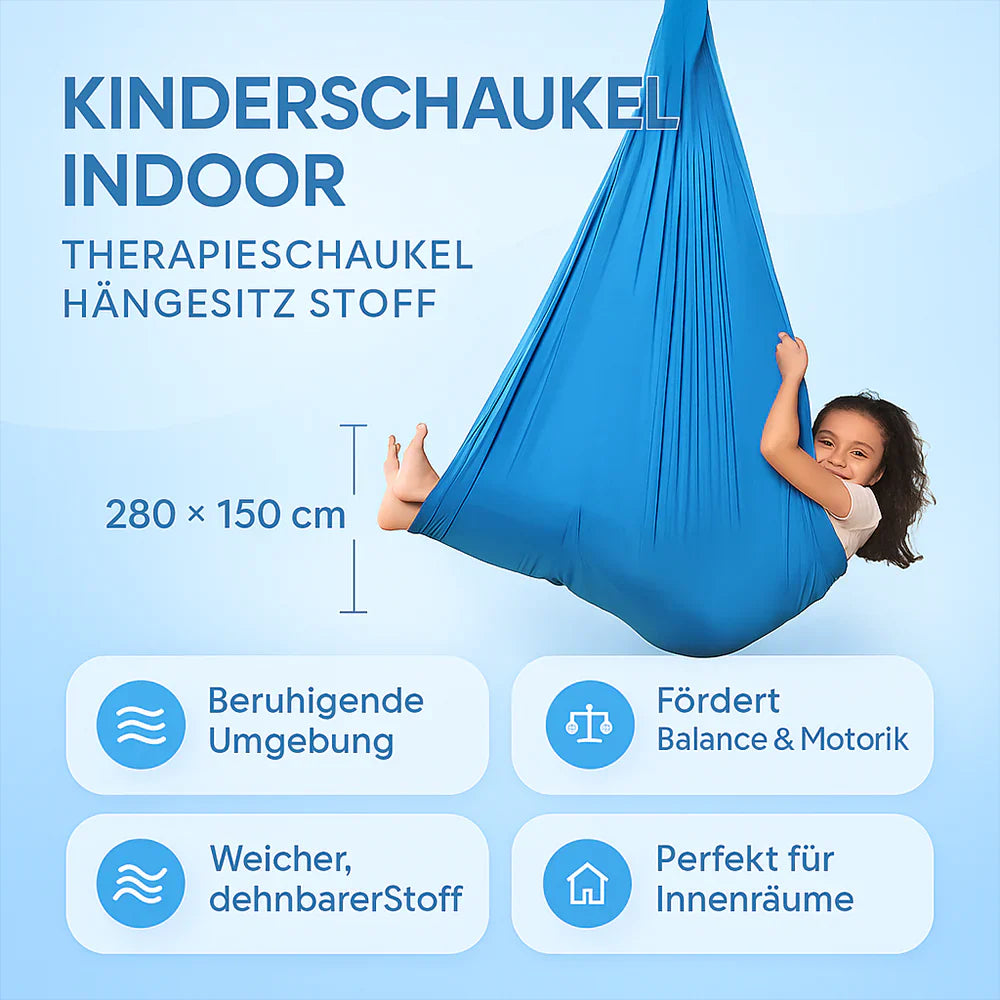 Children's Swing | Stretchy Comfort Fabric | Sensory Support for Kids