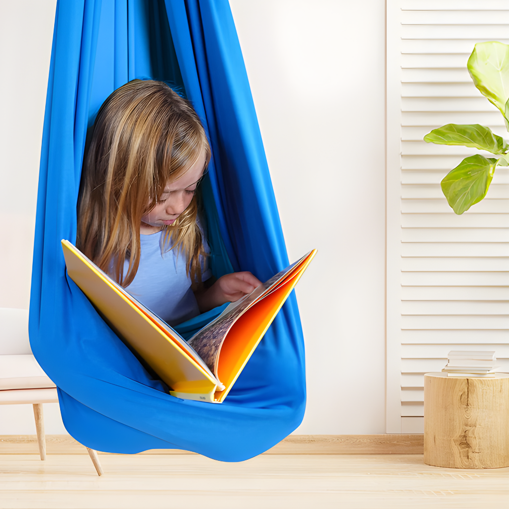 Children's Swing | Stretchy Comfort Fabric | Sensory Support for Kids