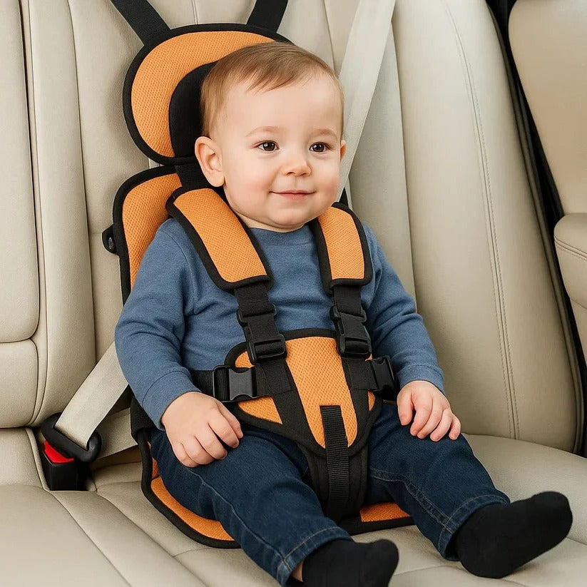 Foldable Travel Child Seat | Quick Installation with Safety Belt System