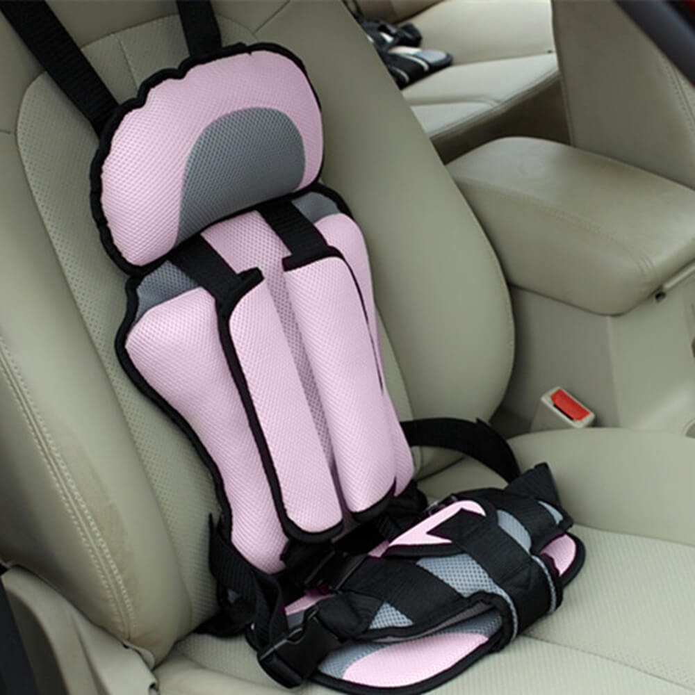 Child Car Seat Booster Cushion | Adjustable Breathable Mesh | 5-Point Harness