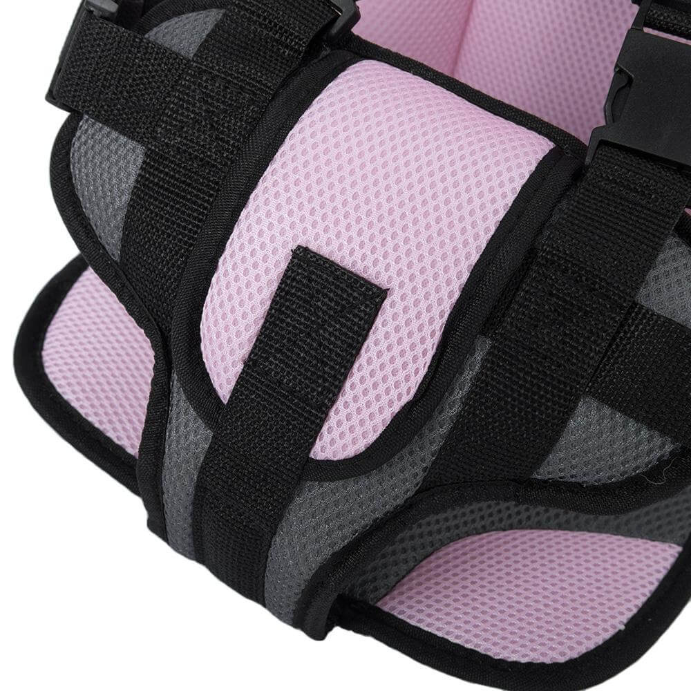 Child Car Seat Booster Cushion | Adjustable Breathable Mesh | 5-Point Harness