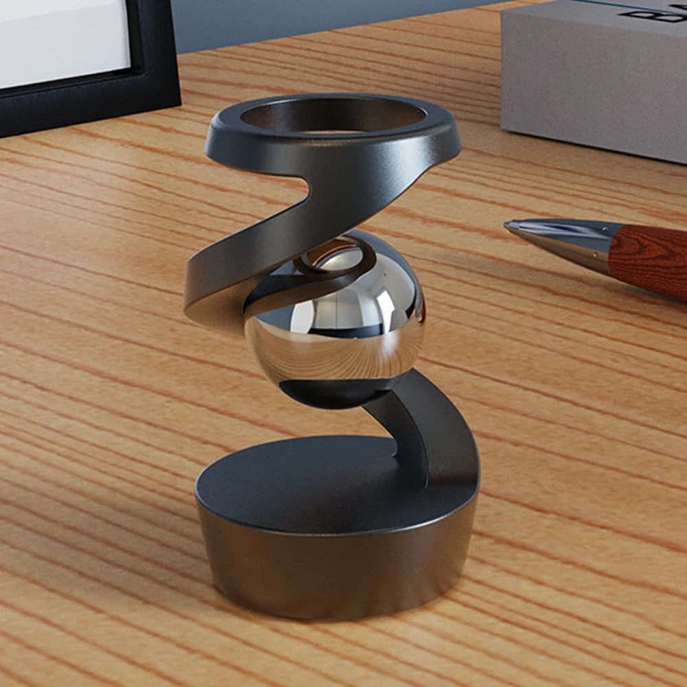 Dynamic Motion Desk Sculpture in Aluminum Alloy