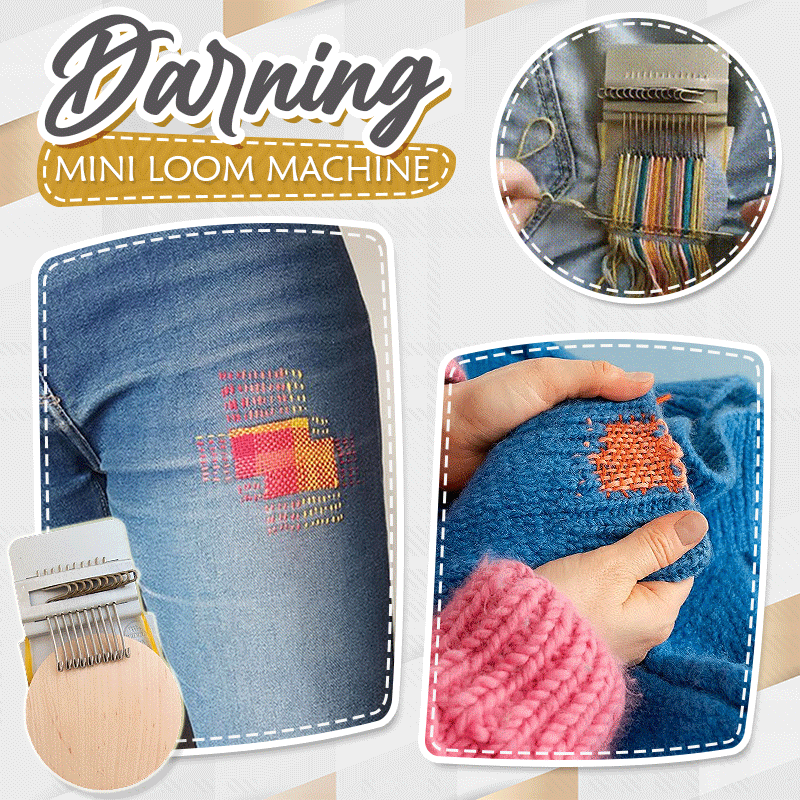 Mini Loom for Clothing Repair | Clean Darning Tool