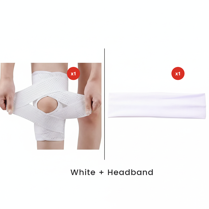 Adjustable Breathable Knee Brace with Straps