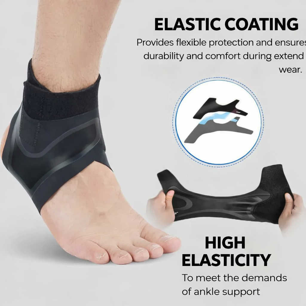 Ankle Support Brace | Compression Foot Wrap | Firm Heel Stability