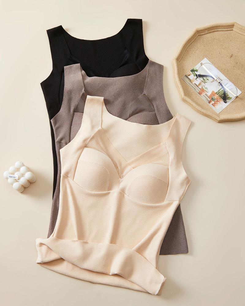Body Top with Padding – Wireless Supportive Bodysuit