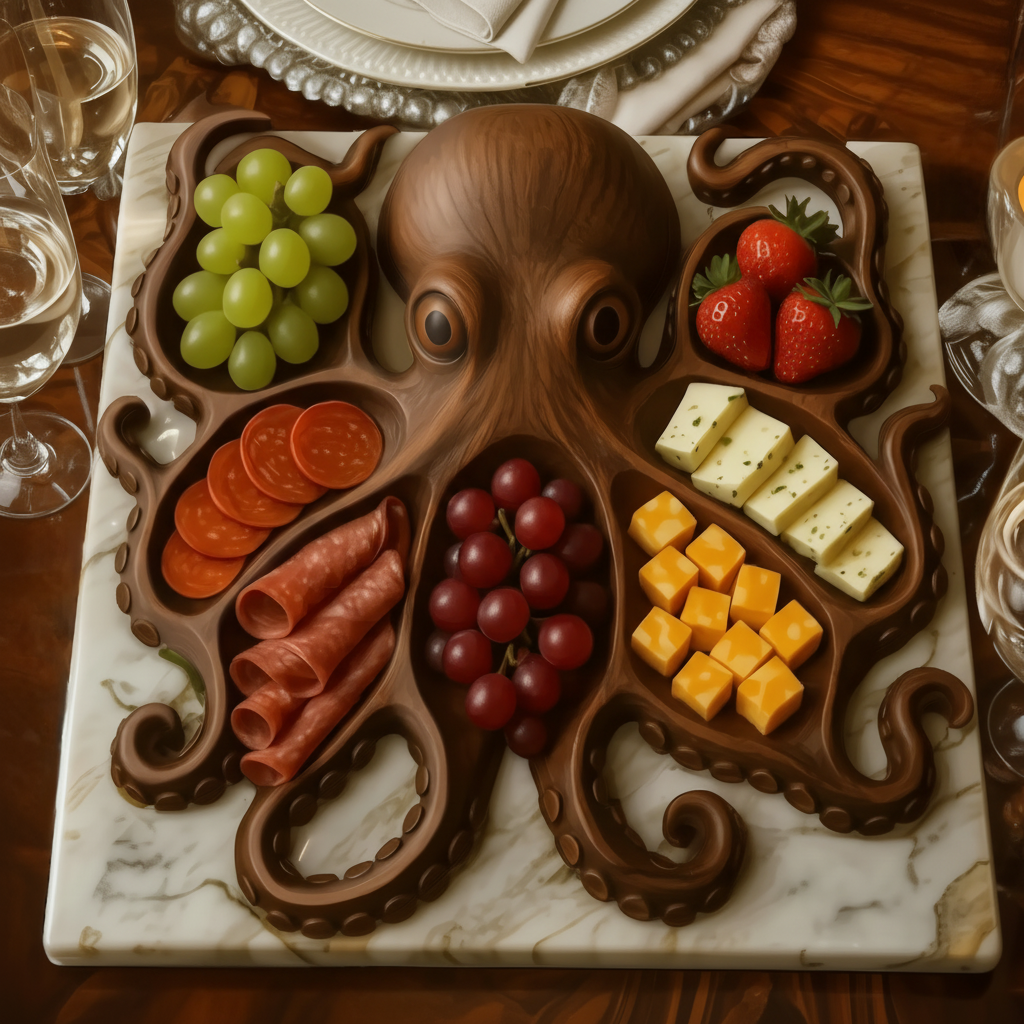 Artisan Crafted Wooden Serving Board for Memorable Gatherings