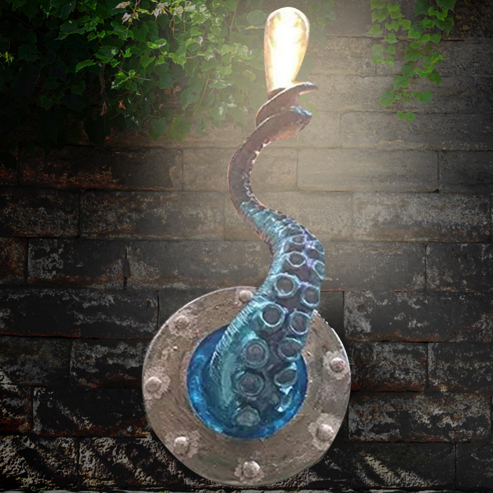 Nautical Elegance Wall Light – Sculptural Tentacle Lamp