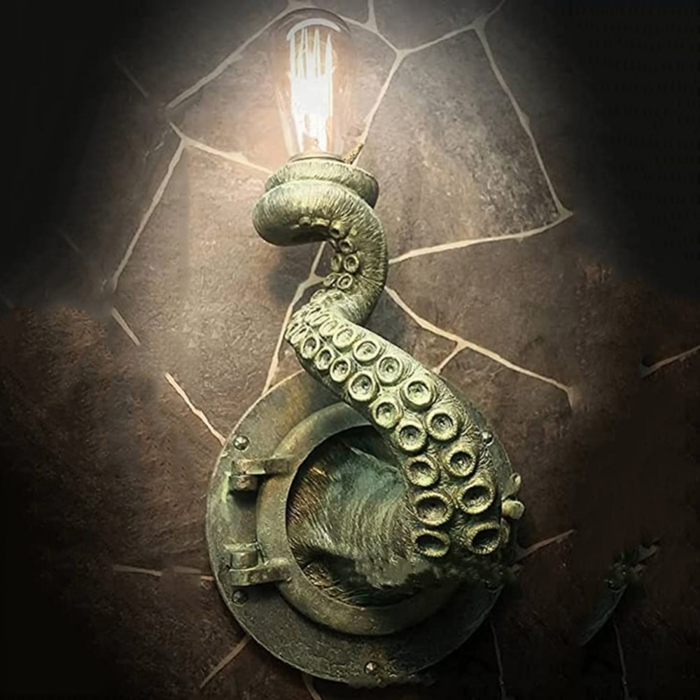 Nautical Elegance Wall Light – Sculptural Tentacle Lamp