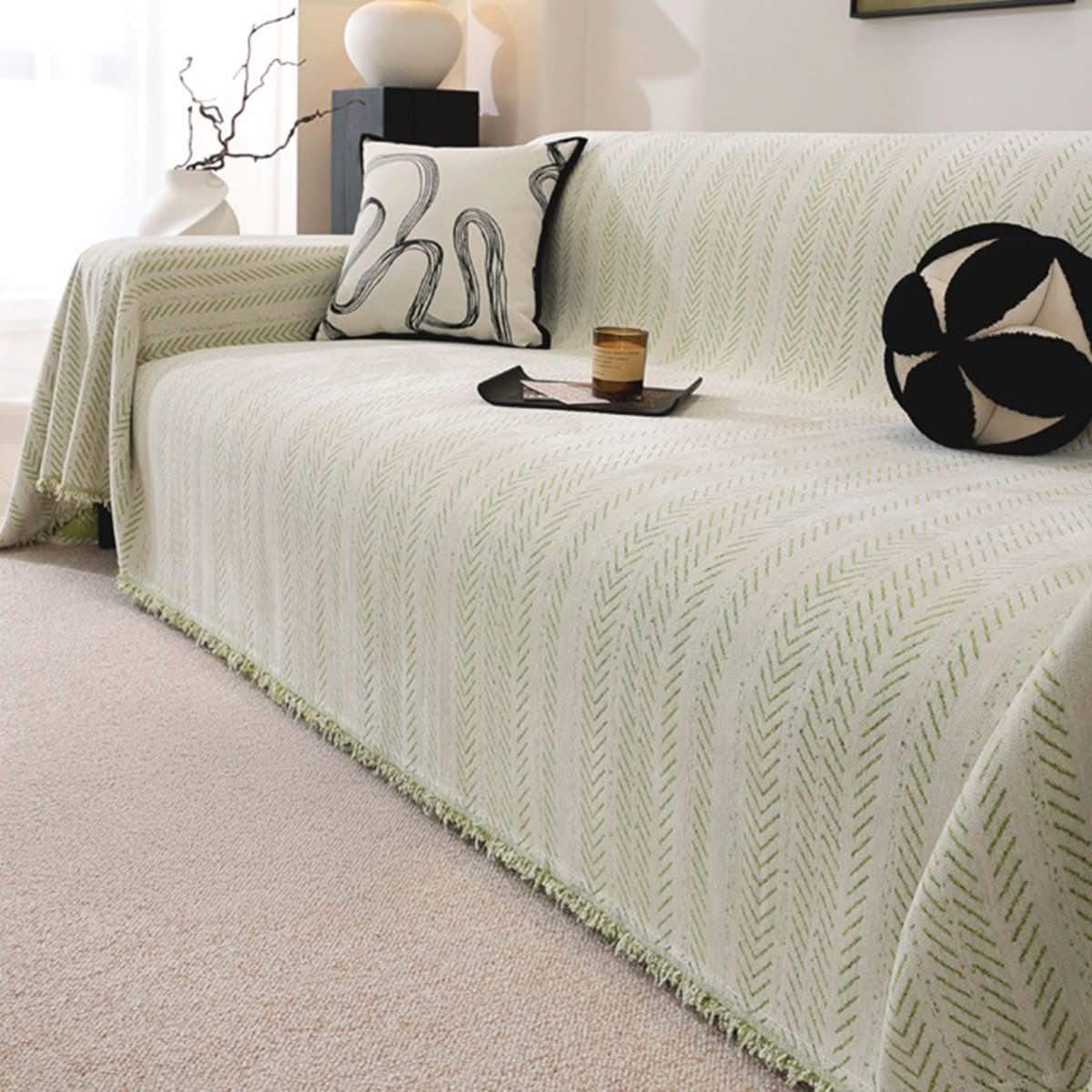 Durable and Washable Chenille Sofa Protector for Everyday Use