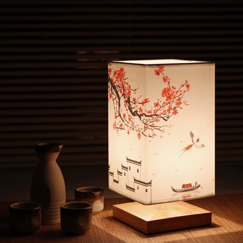 Serene Glow Bamboo Table Lamp – Nature-Inspired Minimalism