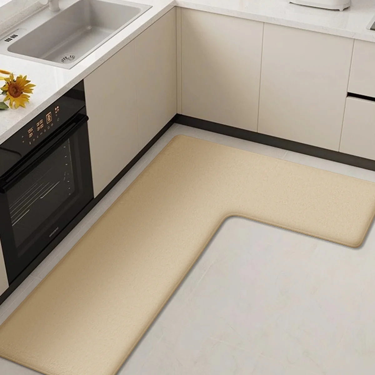Corner Comfort Kitchen Mat – Soft, Washable & Non-Slip Design