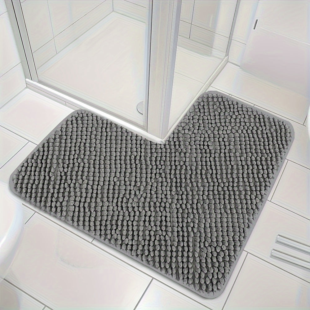 Corner-Optimized Non-Slip Bath Mat for Ultimate Comfort