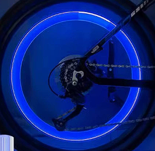 Waterproof Valve Cap Light with LED Wheel Illumination