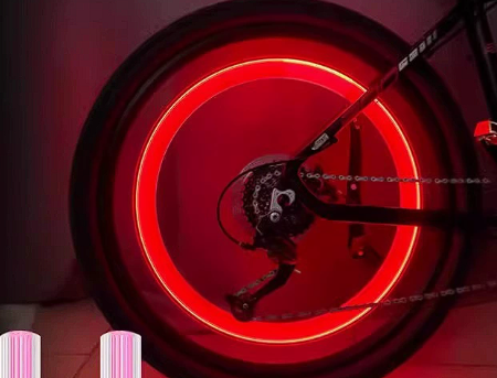 Waterproof Valve Cap Light with LED Wheel Illumination