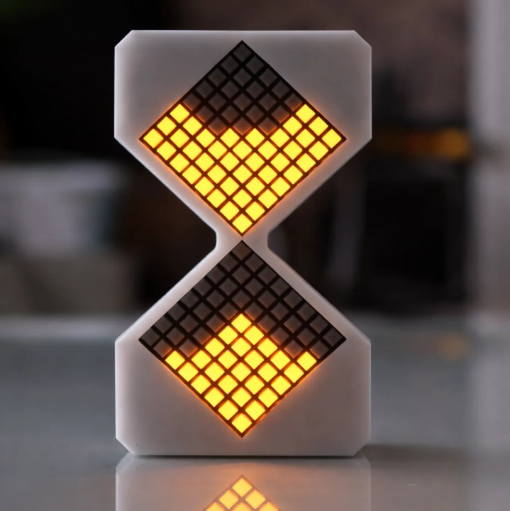 LED Timer with Flip Control and Position Sensor for Relaxation Visualization