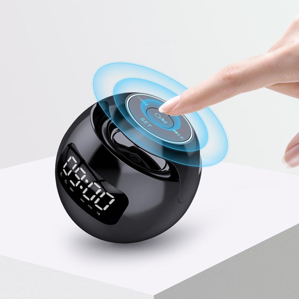 Smart LED Alarm Clock with Bluetooth Speaker & Color Modes