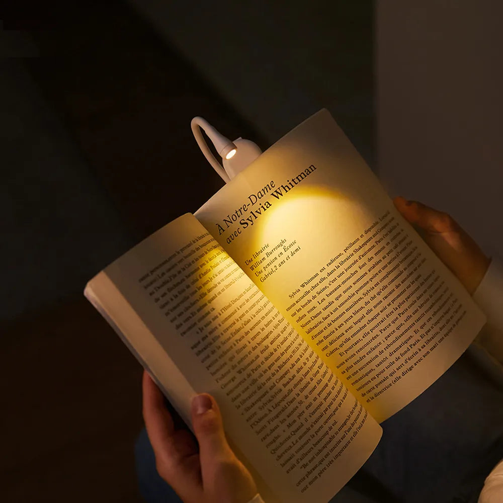 Versatile Clip-On LED Light with Flexible Arm and USB Charge