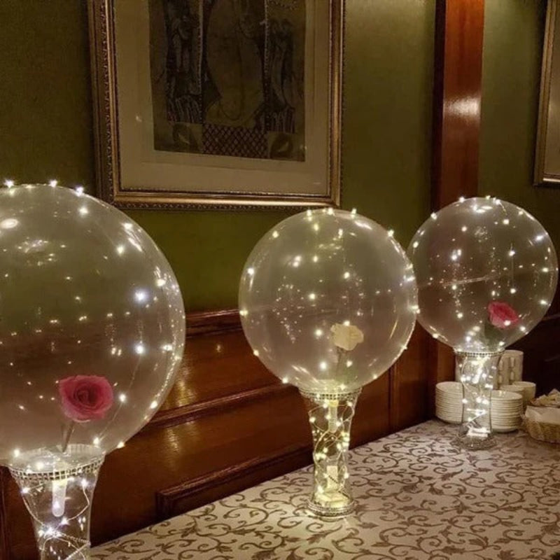 Illuminated Celebration Balloons with Custom Light Modes