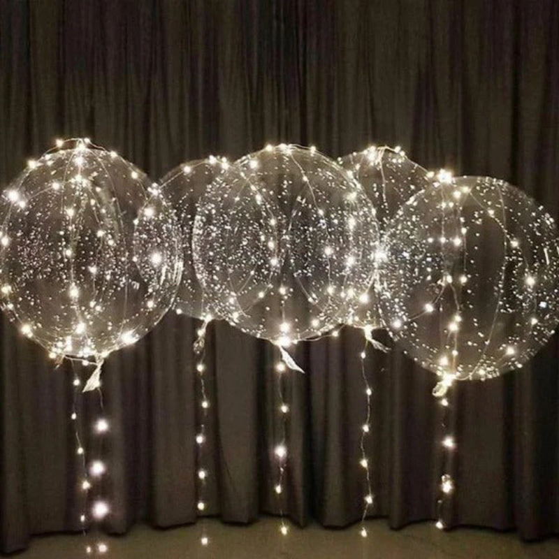 Illuminated Celebration Balloons with Custom Light Modes