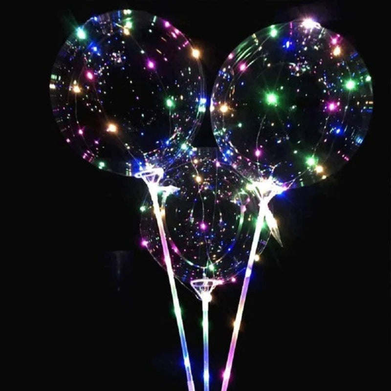 Illuminated Celebration Balloons with Custom Light Modes